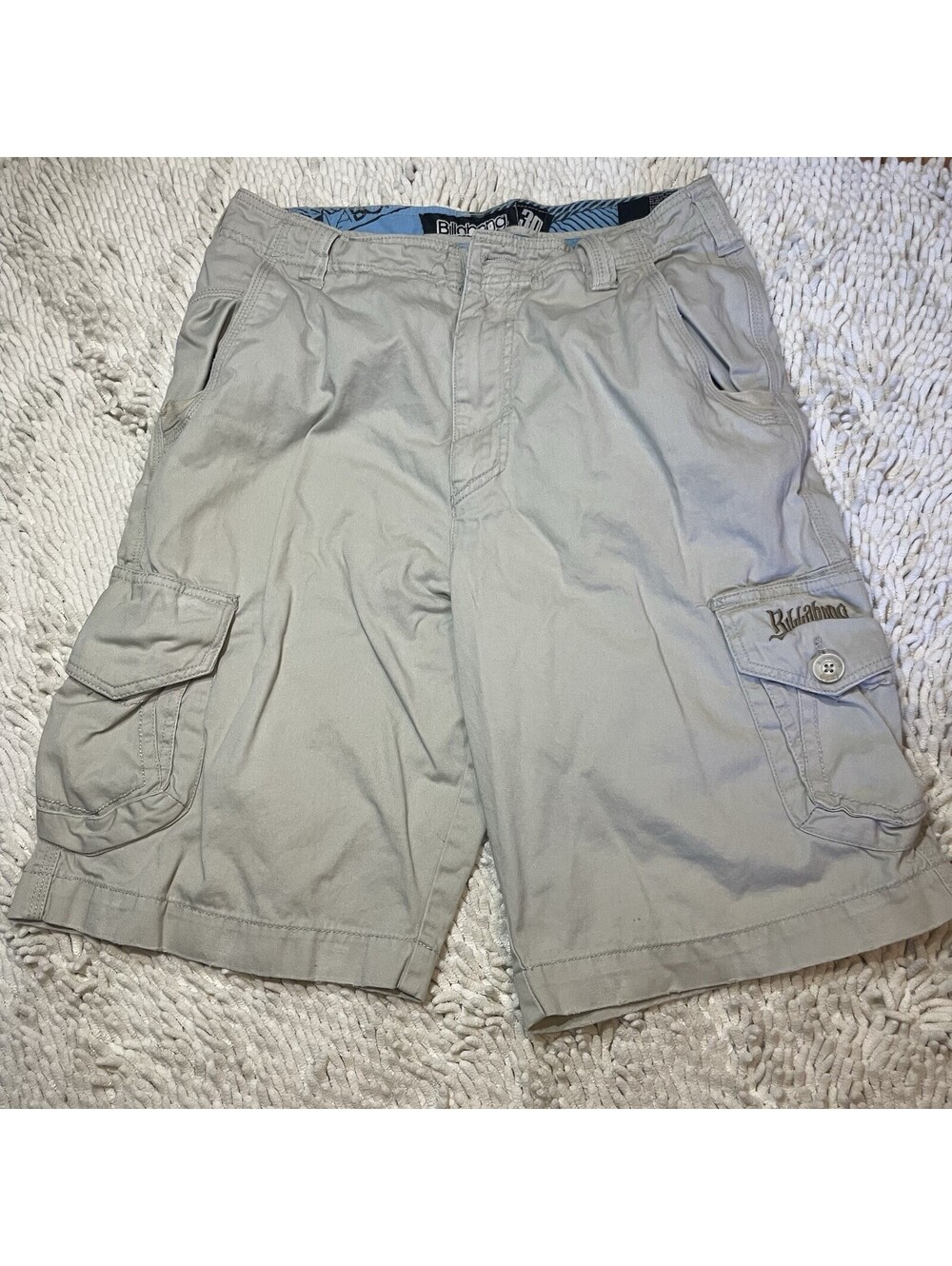 Billabong Y2K Vintage Cargo Skate Surf Baggy Workwear Shorts Mens Size 30 *READ*